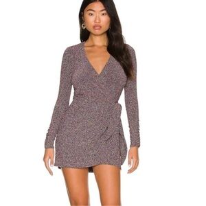 Show Me Your MuMu Kimora Sparkle Wrap Dress
